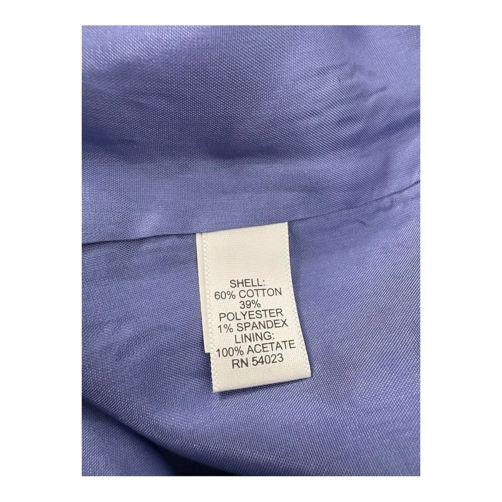 Banana Republic Periwinkle Blue Textured Straight Pencil Skirt size 8